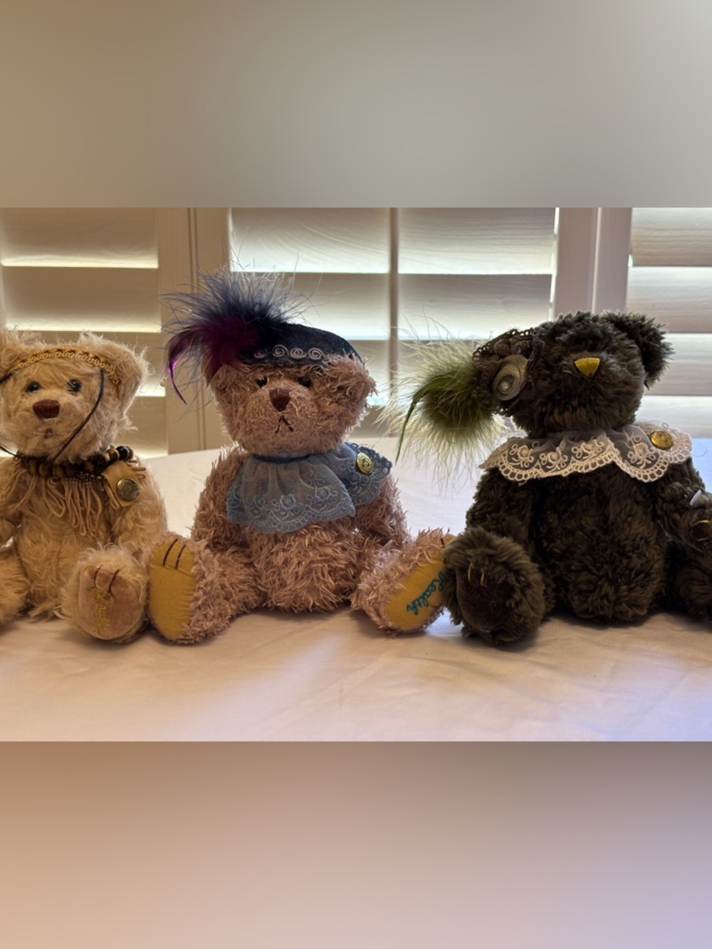 Pickford Button Bear Collection of Five Success Happiness Love Health Courage